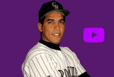 of Andres Galarraga of the Colorado Rockies baseball team 1993