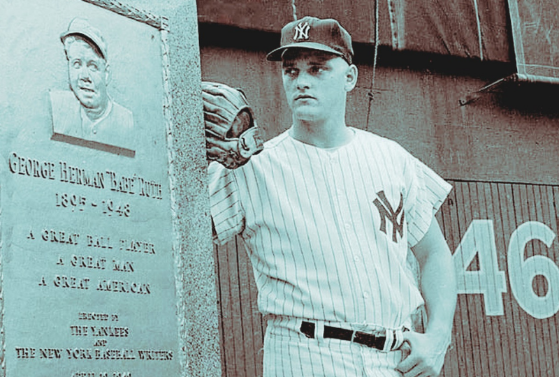 New York Yankee sluggers, Roger Maris, left, and Mickey Mantle