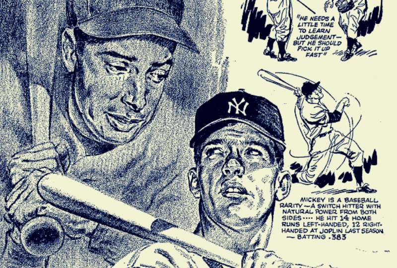 When Mickey Mantle Arrived To Replace the Great DiMaggio - Baseball Egg