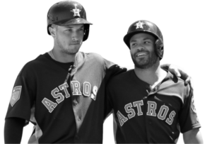 Alex Bregman and Jose Altuve