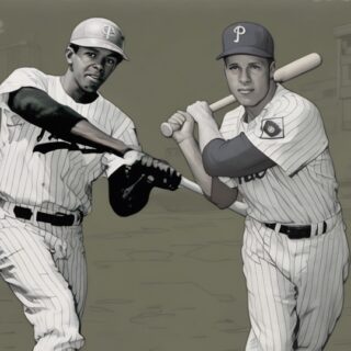 Hall of Fame Outfielders Tony Oliva and Richie Ashburn