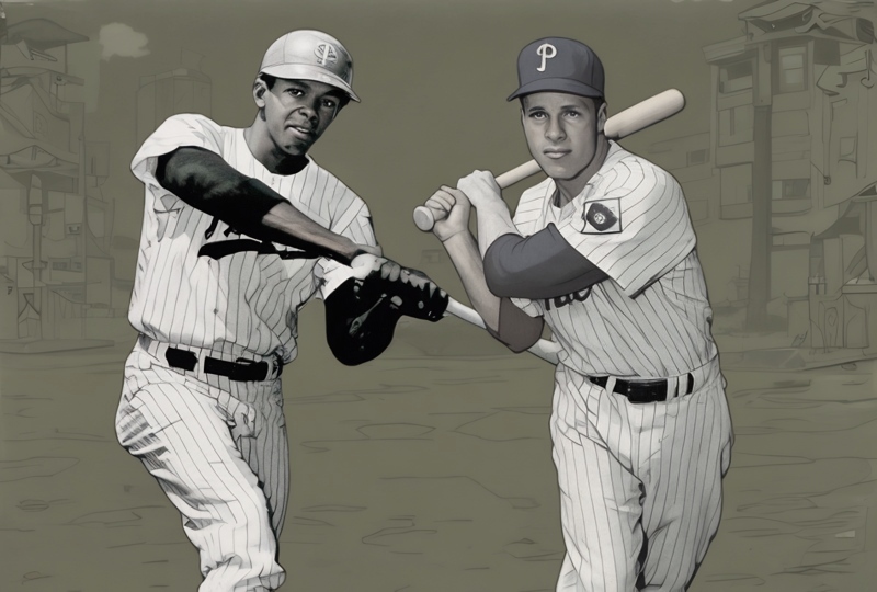 Hall of Fame Outfielders Tony Oliva and Richie Ashburn