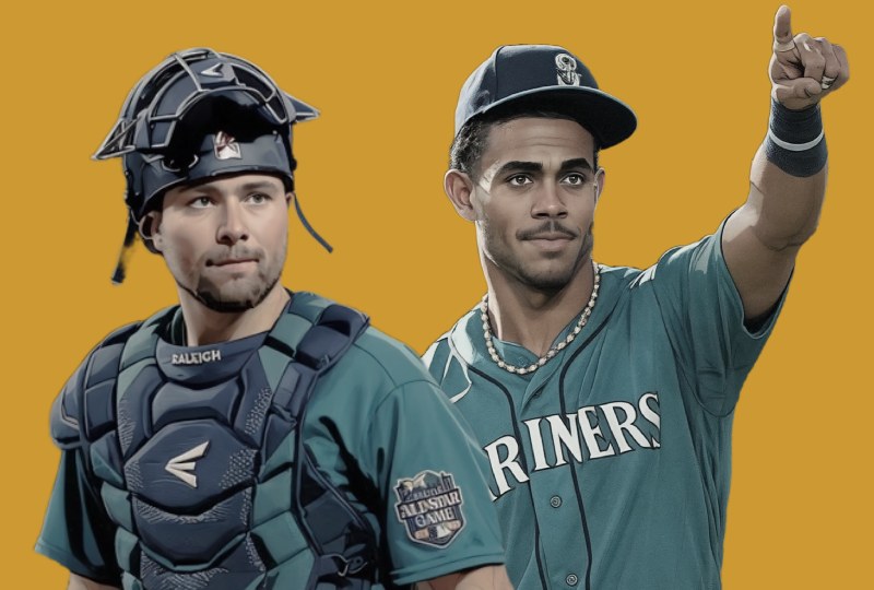 Cal raleigh julio rodriguez seattle mariners