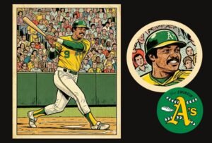 Reggie jackson swingin as oakland